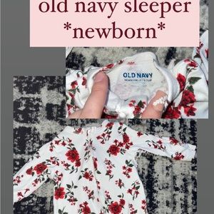 old navy baby pajamas sleeper
